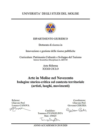 Arte in Molise nel Novecento